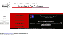 Tablet Screenshot of jerseycoastfire.com